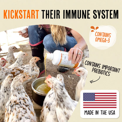 Mejora la salud digestiva y la inmunidad del rebaño de forma natural - Immunity &amp; Digestive Booster