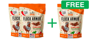 30-day supply for up to 17 chickens
