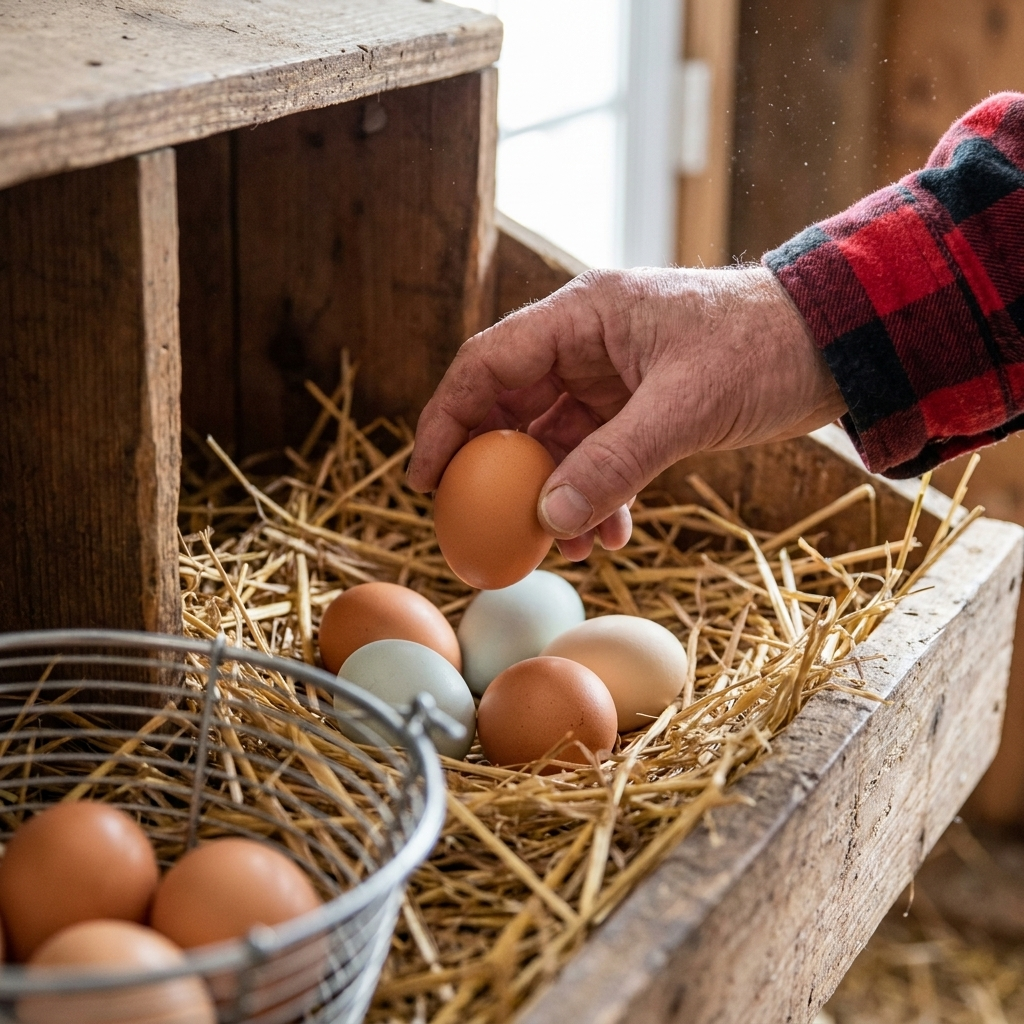 A basket of eggs that cannot be used